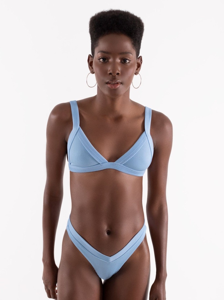 Swim ONEONE SWIMWEAR | Kameron Top Baby Blue